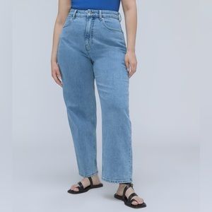 Everlane Curvy Way High Jean Light Indigo